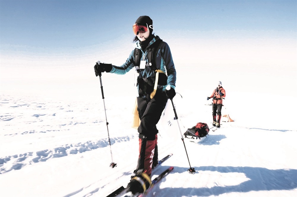 2018年林語萱參加由遊戲橘子創辦人發起的「前進南極點」大夢計畫，和隊友於智利時間12月22日以越野方式抵達南極點。
