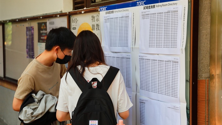 2025台灣高三生TOEIC成績表現優異，頂標871分、前標803分、均標655分。
